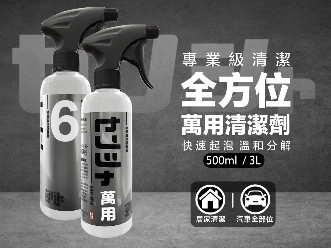 究極萬用清潔劑｜【快速清潔】全方位及時清潔 洗車系列6號